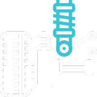 Grafika ustawiania geometrii zawieszenia z odważnikami